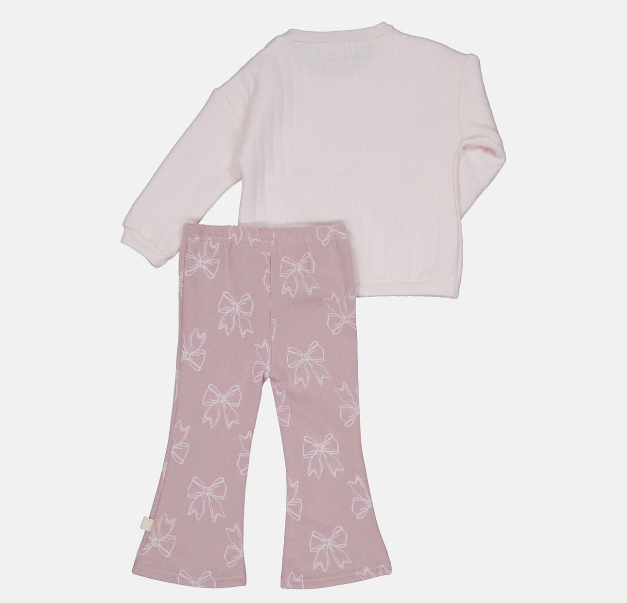 Ensemble rose avec nœud